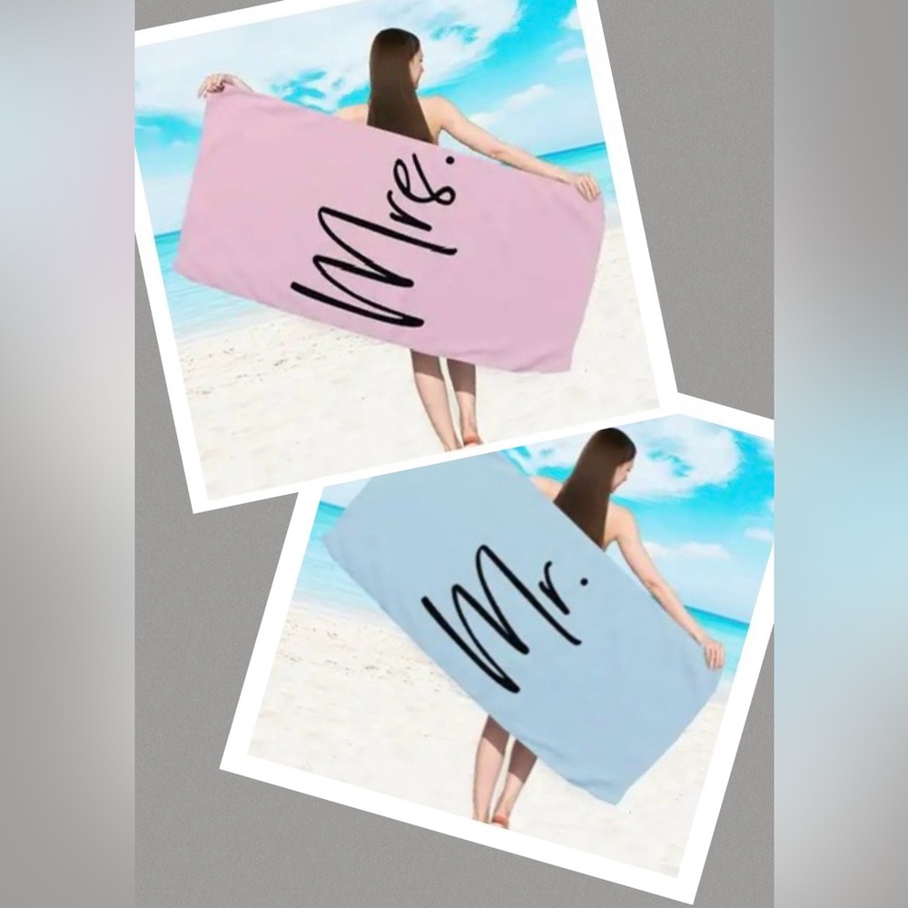 Mr. & Mrs. Beach Towels